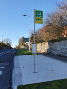 TFI Poles at Bus Stop