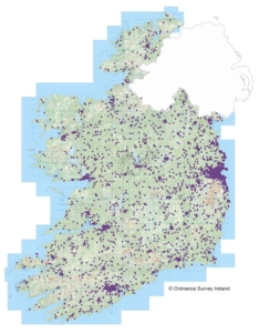 This map depicts some geographic representative coverage of the survey National Household Travel Survey 2022