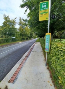 bus stop sign