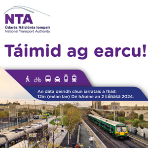 Údaras Náisiúnta Iompair - ag earcu - roimh - 12in Dé hAoine an 2 Lúnasa 2024.