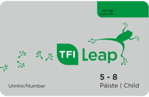 Child TFI Leap card age 5-8 rounded