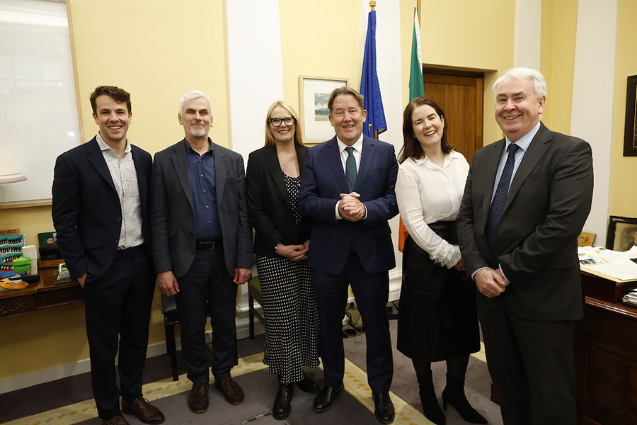 NTA signs new Go-Ahead Ireland pictured with Minister for Transport Darragh O'Brien