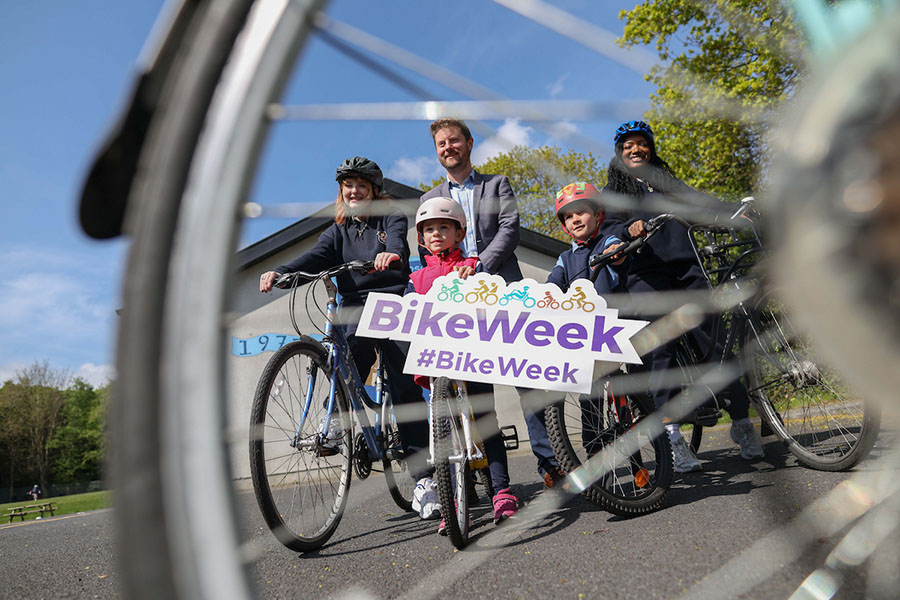 bikeweek - Ella, John O’Flynn, Grace, Carlos, Daniella