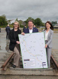 Navan Railway consultation with Anne Shaw CEO NTA- Minister for Transport Darragh O&rsquo;Brien - Mary Considine CEO Iarnr&oacute;d &Eacute;ireann
