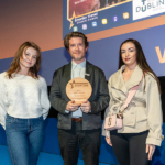S22 Tom Londan with winners - Calm Commute - at Smarter Travel Student Awards 2026
