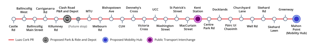 Luas Cork Preferred Route 2026
