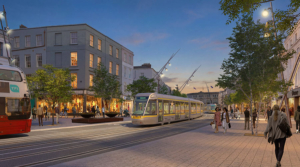 Luas Cork St Patrick's Street evening 900x500 rs
